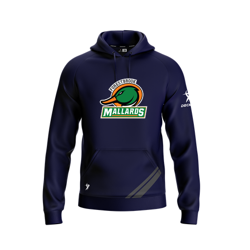 [FOLHSMNV-YXS-LOGO1] Decker Summit Hoodie (Youth XS, Navy, Logo 1)