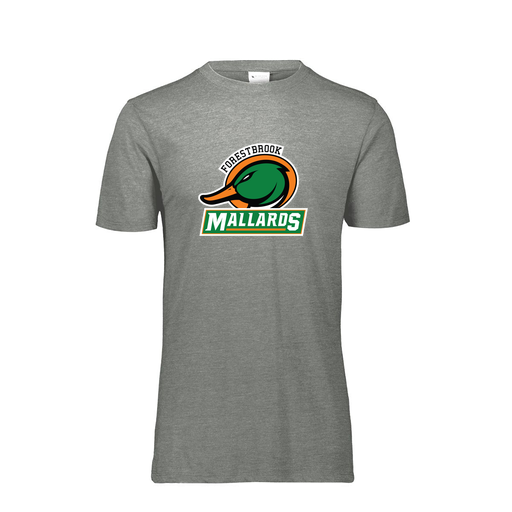 [FTSCUBGY-YS-LOGO1] Decker Youth Tri-Blend T-Shirt - Short Sleeve (Youth S, Gray, Logo 1)