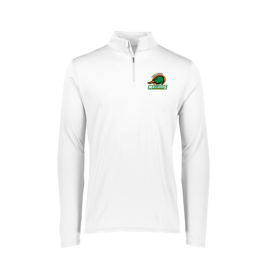 [FTLQFLWH-FAXS-LOGO1] Decker Women's Flex-Lite 1/4 Zip Shirt (Female Adult XS, White, Logo 1)