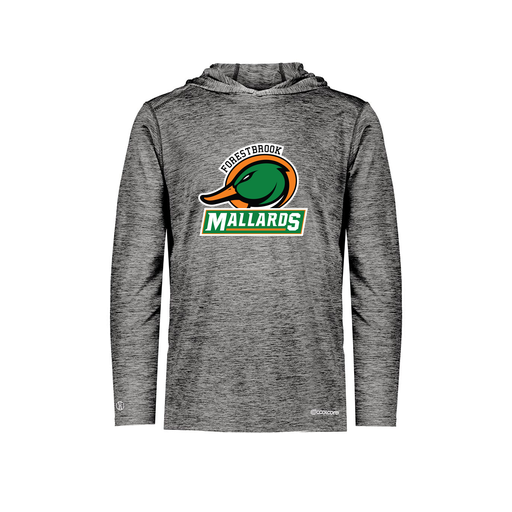 [FOLHCGBK-YS-LOGO1] Decker Youth Charge Hoodie (Youth S, Black, Logo 1)