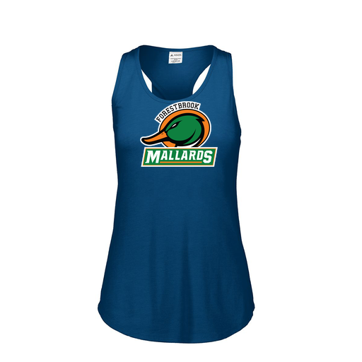 [3078.U22.S-LOGO1] Ladies Tri Blend Tank Top (Female Adult S, Navy, Logo 1)