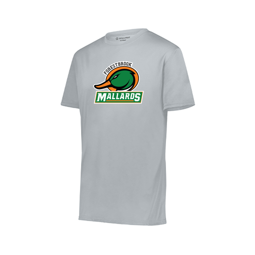 [222818.099.S-LOGO1] Men's Movement Dri Fit Shirt (Adult S, Silver, Logo 1)