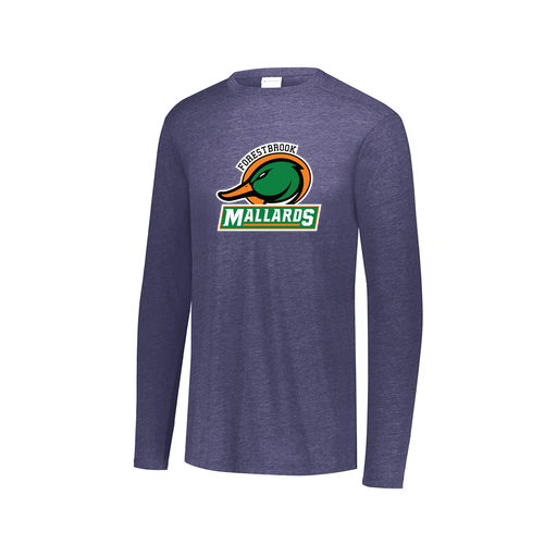 [3075.U22.XS-LOGO1] Men's LS Ultra-blend T-Shirt (Adult XS, Navy, Logo 1)