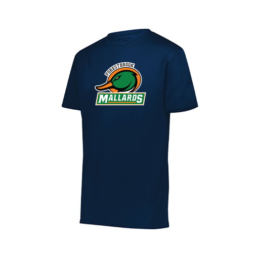 [222819.065.XXS-LOGO1] Youth Movement Dri Fit Shirt (Youth XXS, Navy, Logo 1)