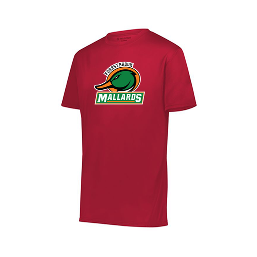 [222819.083.XXS-LOGO1] Youth Movement Dri Fit Shirt (Youth XXS, Red, Logo 1)
